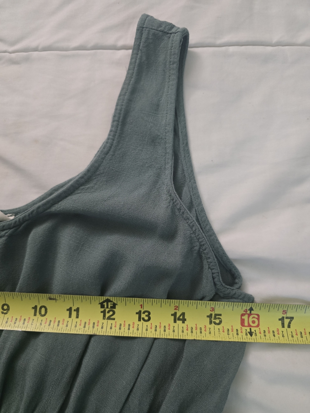 ​ee:some Sage Green Tiered Mini Dress - Picture 10 of 10
